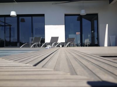 Terrasse Nevada gris béton