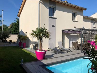 Terrasse bicolore