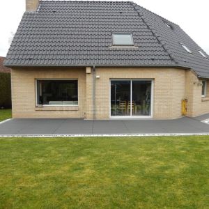 Terrasse bicolore moderne