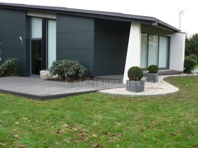 Terrasse en bois composite