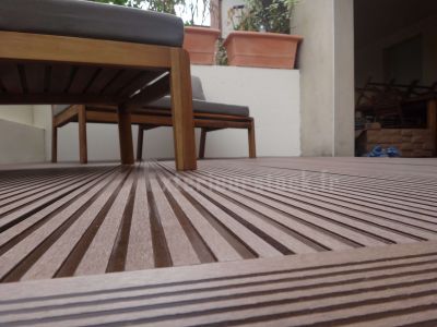 Terrasse brun exotique zoom